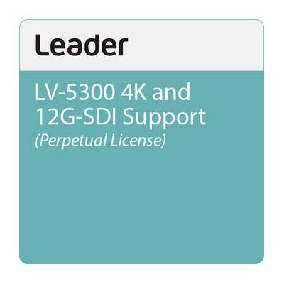 Leader LV-5300 4K and 12G-SDI Support (Perpetual License) - [Site discount] LV5300-SER28