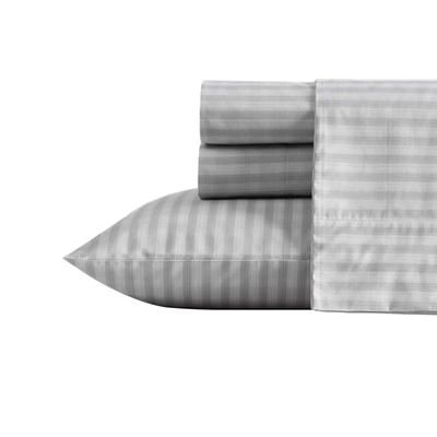 Plaid Grey Queen Sheet Set