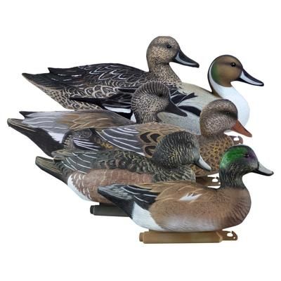 Higdon Outdoors Battleship Puddle Pack Decoy Foam Filled 6 Pack Larger than Lifesize 16993