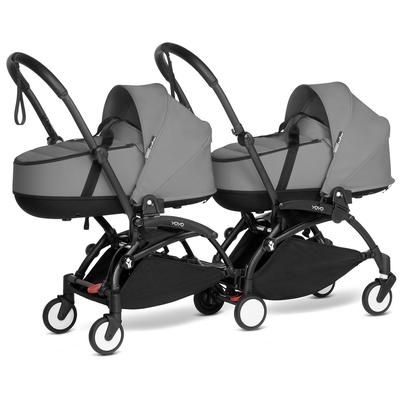 Babyzen YOYO Connect Double Stroller Bassinet / Bassinet Bundle - Black / Grey