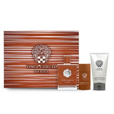 Terra 3 Piece Gift Set From Vince Camuto For Men Standard Eau De Toilette for Men