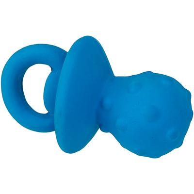 Mini Latex Pacifier Dog Toy, X-Small, Blue