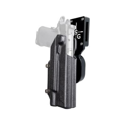 Black Scorpion Outdoor Gear Pro Heavy Duty Competition Kydex OWB Holster Springfield Armory Prodigy 5in w/ X300 Right Hand Black Shell Black