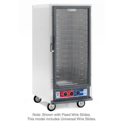Metro C517-PFC-U 3/4 Height Non-Insulated Mobile Proofing Cabinet w/ 14 Pan Capacity, 120v, Universal Slides