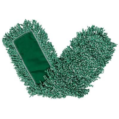 Rubbermaid FGJ85700GR00 Dust Mop - 48x5" Looped-End, Microfiber, Green, Looped Ends, 1 Dozen