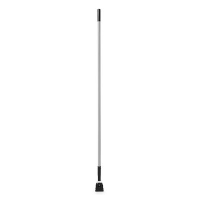 Rubbermaid FGM146000000 60"L Snap-On Dust Mop Handle for Wire Frames, Fiberglass, Gray, 1 Dozen