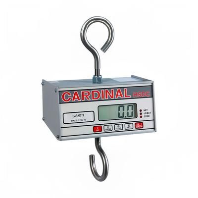 Detecto HSDC-40 Hanging Scale Head w/ 1" Digital Readout, 40 x 1/50 kg Capacity, Battery Powered