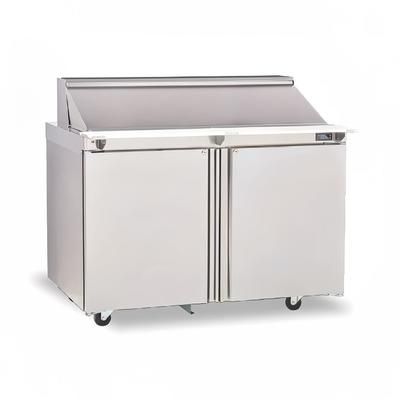 Delfield 4460NP-24M 60" Mega Top Sandwich/Salad Prep Table w/ Refrigerated Base, 115v, Stainless Steel