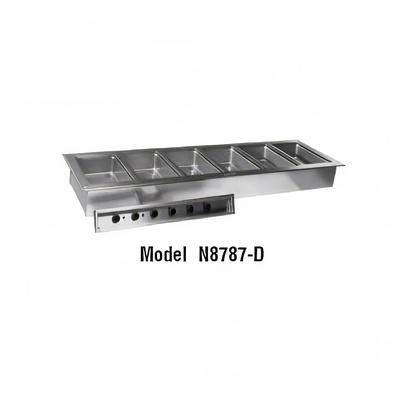 Delfield Drop In Hot Food Well - 5 Full Size Pan Capacity, Stainless Steel, 208/230v/1ph, N8873