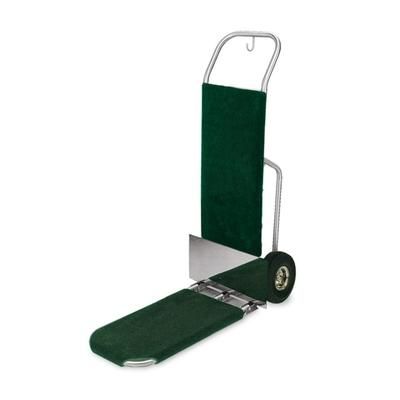 Forbes Industries 1566-PS Bellman's Handtruck w/ 29" Fold Up Dropnose - Polished Steel, Stainless Steel