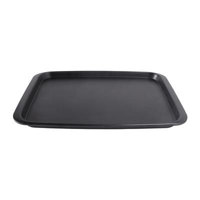 Elite Global Solutions ECO2114T-B Rectangular Serving Tray - 21 1/2"L x 14 1/2"W, Melamine, Black