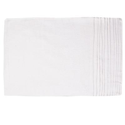 Ritz BMR-21 White Ribbed Terry Cloth Bar Towel, 16" x 19"