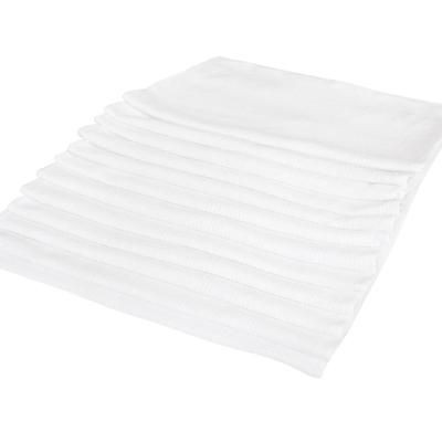 Chef Revival LBMR-21 White Ribbed Terry Cloth Bar Towel, 16" x 19"