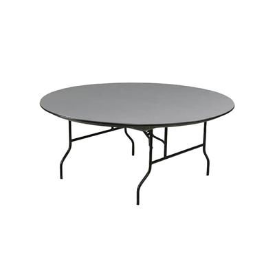 Midwest Folding Products R72EF GB 72" EF Series Round Folding Table w/ Gray Laminate Top, 30"H