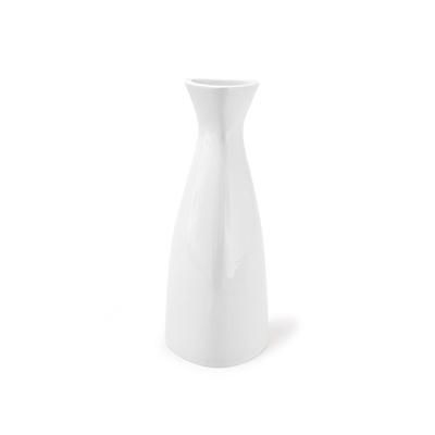 Front of the House TSB004WHP22 12 oz Kyoto Pourer Vase - Porcelain, White, Case of 6