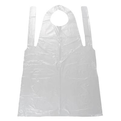 Elkay Plastics AP12F2846 Disposable Embossed Poly Apron - 28" x 46", Clear - Case of 100 Aprons