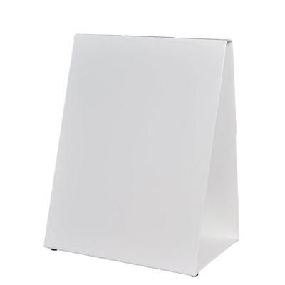 LK Packaging DPSTAND Saddle Pack Dispenser Stand - 8" x 6" x 12 1/4", Metal, White