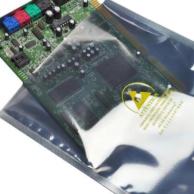 LK Packaging SS0508 StratoGrey Open Ended Static Shielding Bag - 8"L x 5"W, Gray