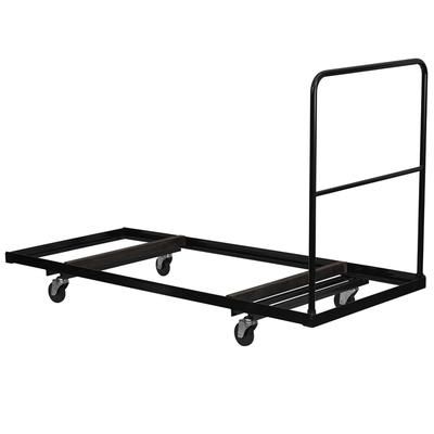 Flash Furniture NG-DY3072-GG Folding Table Dolly w/ (10) 72"W x 30"D Folding Table Capacity - Steel, Black