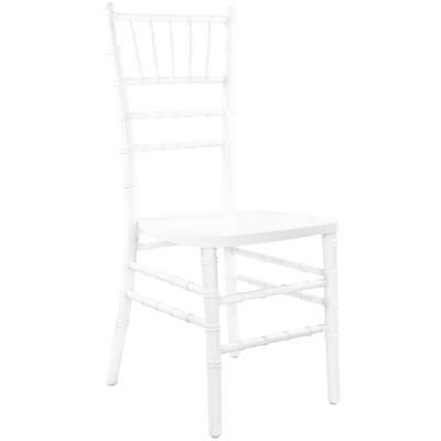 Flash Furniture WDCHI-W Chiavari Chair - Hardwood, White, 16" Wide