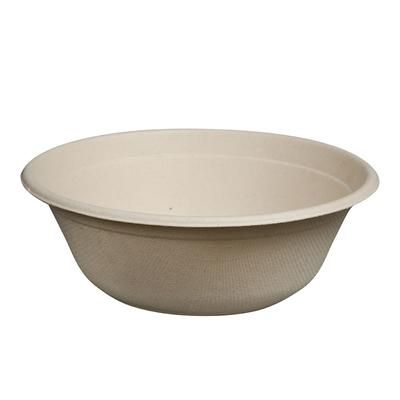 Fineline 43RB40 40 oz Disposable Bowl - Bagasse, Tan, Beige