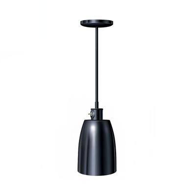 Hatco DL-600-RL 69 1/2" Ceiling Mount Heat Lamp w/ Retractable Cord - Lower Switch, Bold Black, 120v, Standard, Holds (1) 250 Watt Bulb