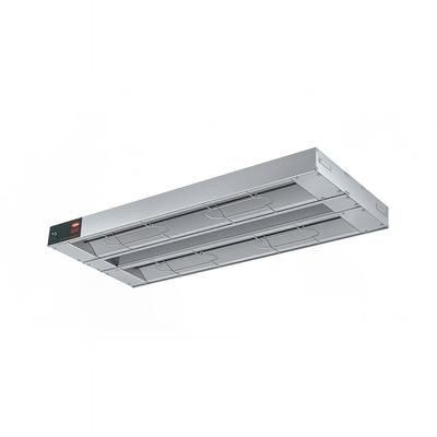 Hatco GRAH-72D6 120 72" High Watts Infrared Strip Warmer - Double Rod, 2 Built In Toggle Control, 120v, Silver (Cord & Plug Not Included)