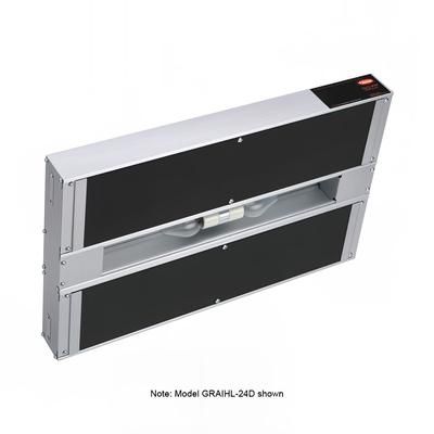 Hatco GRAIHL-30D6 240 30" High Watts Infrablack Strip Warmer - Double Rod, Remote Control Required, 120/240v/1ph, Silver