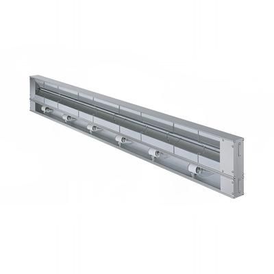 Hatco GRAL-30 120 30" Standard Watts Infrared Strip Warmer - Single Rod, 1 Built In Toggle Control, 120/240v/1ph, Silver