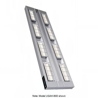 Hatco UGAH-24D3 240 24" High Watt Ceramic Strip Warmer - Double Tile, Remote Toggle Control, 240v/1ph, Silver