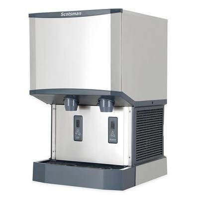 Scotsman HID525AX-1 500 lb Countertop Water & Nugget Ice Dispenser for Commercial Ice Machines - 25 lb Storage, Cup Fill, Touch-Free Dispense, 115v, Max. 500 Lbs./Day, Stainless Steel