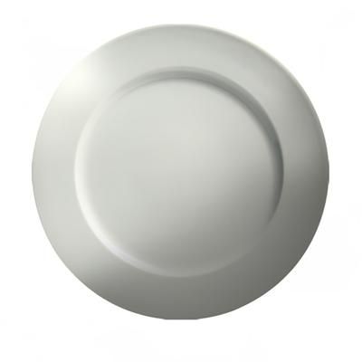 Cameo China 610-91 9 1/4" Round Dynasty Rim Plate - Ceramic, White