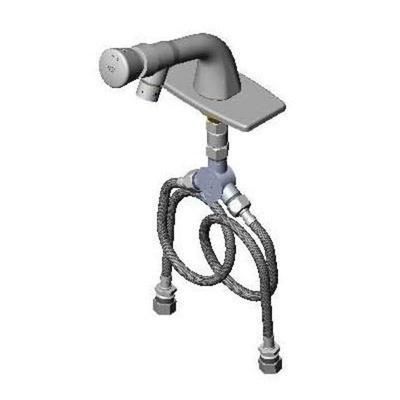 T&S B-0807-VR Mixing Faucet w/ 1 Hole, Vandal Resistant, Chrome