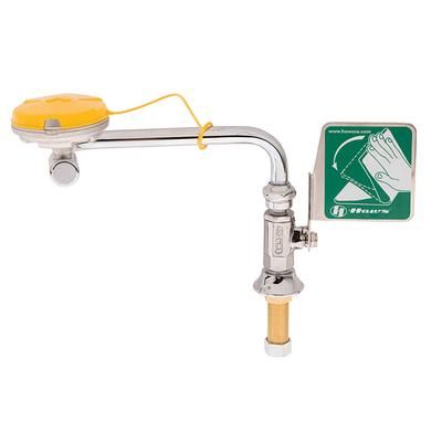 T&S EW-7612 Deck Mount Eyewash Unit - Swing Away, Polished Chrome, Swing Out, Deck Mounted