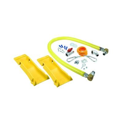 T&S HG-2D-48SK-PS 48" SwiveLink Gas Connector Kit - 3/4" Male Fittings