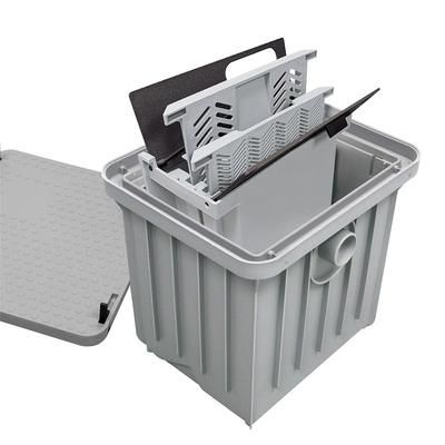 Canplas 3911A02 Interceptor, Connection Size 2", Polypropylene, Integrated Lifting Handles