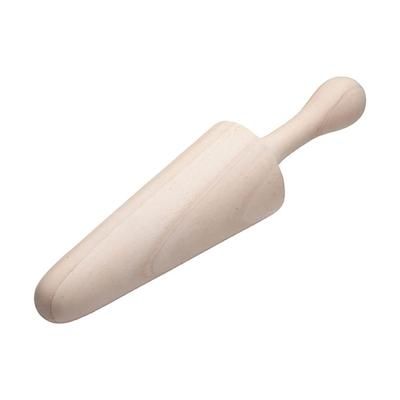 Winco WPST-13 13 7/8"L Chinois Pestle, Wood, Beige