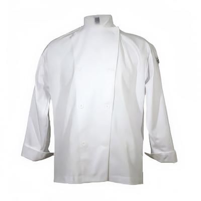 Chef Revival J002-M Poly Cotton Traditional Chef Jacket, Medium, White