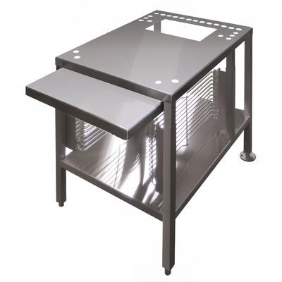Cleveland UNISTAND25 22" x 28" Stationary Equipment Stand for Countertop Steamers, Undershelf, Stainless Steel