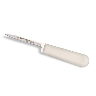 Dexter Russell S128 SANI-SAFE 3" Poultry Sticker w/ Polypropylene White Handle, Carbon Steel