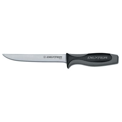 Dexter Russell V136N-PCP 6" Boning Knife w/ Soft Rubber Handle, Carbon Steel, High-Carbon Steel Blade