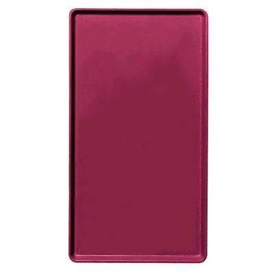 Cambro 1216D522 Rectangular Dietary Tray - For Patient Feeding, 12" x 16", Burgundy Wine, Red