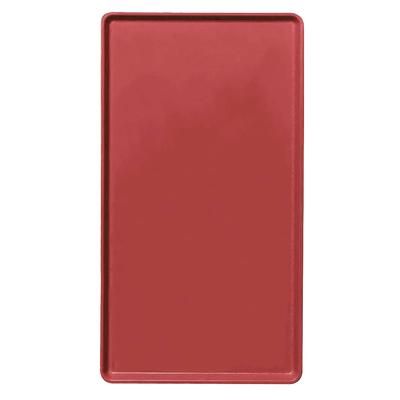 Cambro 1418D221 Rectangular Dietary Tray - For Patient Feeding, 14" x 18", Ever Red, Low Slope Edge