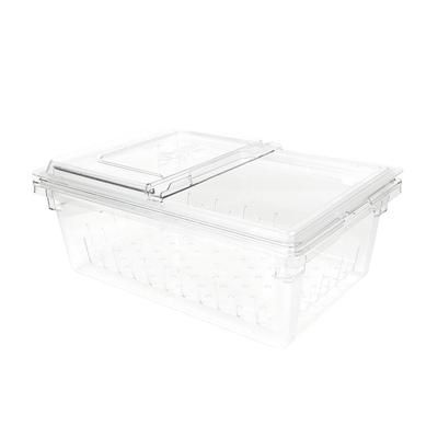 Cambro 18268CLRKIT135 Camwear Colander/Storage Box Kit - Full Size, 8"D Clear, White