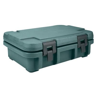 Cambro UPC140192 Ultra Pan Carriers Insulated Food Carrier - 12 3/10 qt w/ 1 Pan Capacity, Green, Granite Green, Top Load