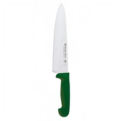 Browne PC12910GR ColorCode Cook's Knife, 10" Rigid Blade, Plastic Handle, Green