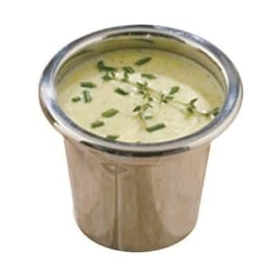 Bon Chef 5225 18-oz Condiment Pot, Stainless Steel