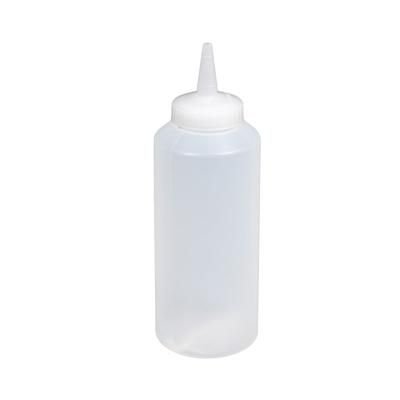 Vollrath 2812-13 12 oz Squeeze Dispenser - Clear Cap, Clear