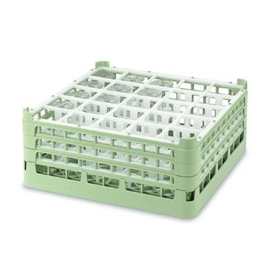 Vollrath 52772 Signature Glass Rack w/ (25) Compartments - Green