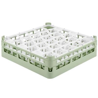 Vollrath 52813 1 Signature Lemon Drop Glass Rack w/ 30 Compartments - Green